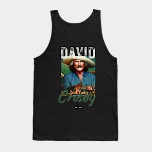 David Crosby vintage graphic design artwork Tank Top